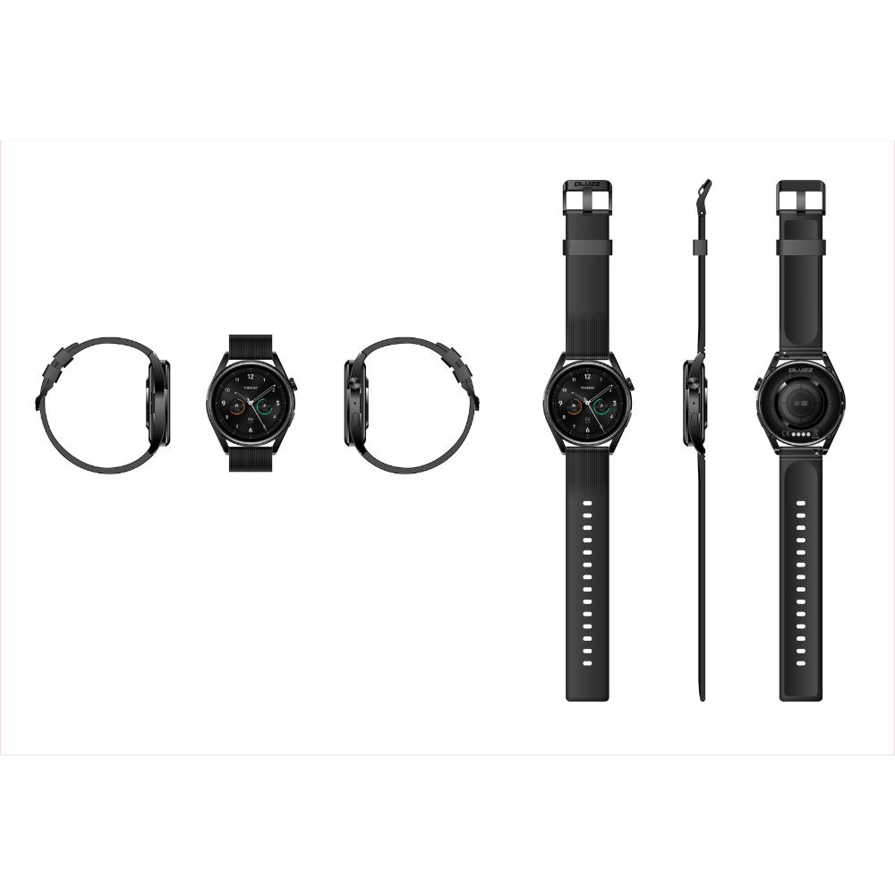 BW106 Plus Bluetooth Watch Gunmetal Black - 20221102